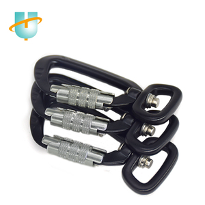 Safety Spring Carabiner <strong>Hook</strong> for Dog Leashes, Hiking Carabiner,wholesale Camping Sling Swivel Lock Carabiner <strong>Hook</strong> with Twist Loc - Product Image 4