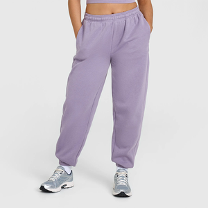 Custom Logo Blank Women's <b>Oversize</b> <b>Sweatpants</b> Gym Jogger Pants 100% Cotton Casual Sportswear <b>Sweatpants</b> - Product Image 1