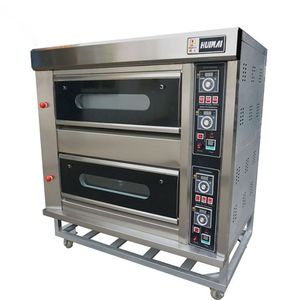 Forno a Gas Commerciale a Doppio Piano per Panetteria, Attrezzatura per Pane, Pizza e Dolci - Product Image 2