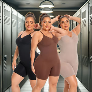 Body sculptant intégral sans couture personnalisé, rehausseur de fesses, grande taille, pour femme, pour le remodelage quotidien de la silhouette - Product Image 2