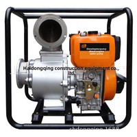 Pompa Air Diesel Dongqing 6-inci, Pompa Limbah Self-priming, Paduan Aluminium, Daya Angkat Maksimum 20, Starter Manual/Listrik