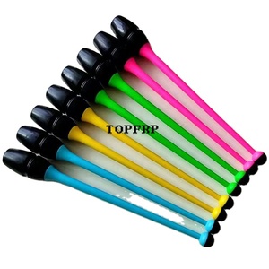 Bastón de Ritmo Profesional de Goma de Doble Color para Entrenamiento de Gimnasia Artística - Product Image 1