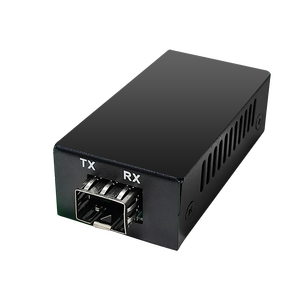 Convertidor de Medios SFP de Fibra Óptica, Mini SFP Gigabit 10/100/1000Mbps POE 1310/1550nm 20KM - Product Image 1