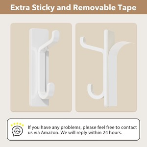 Gancho de Pared Autoadhesivo de Acero Inoxidable, <span class=keywords><strong>Percha</strong></span> Metálica Impermeable <span class=keywords><strong>para</strong></span> <span class=keywords><strong>Puerta</strong></span>, Cocina, <span class=keywords><strong>Baño</strong></span> y Uso Doméstico, Apto <span class=keywords><strong>para</strong></span> Ropa - Product Image 2