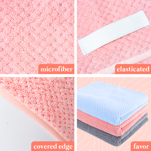 <span class=keywords><strong>Serviette</strong></span> à cheveux en microfibre pour femme, grande taille, séchage rapide, technique tissée, pour cheveux bouclés, vente en gros - Product Image 3