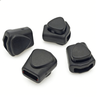 Boucle de réglage de corde cylindrique à un trou, boucle à ressort en plastique, accessoire vestimentaire