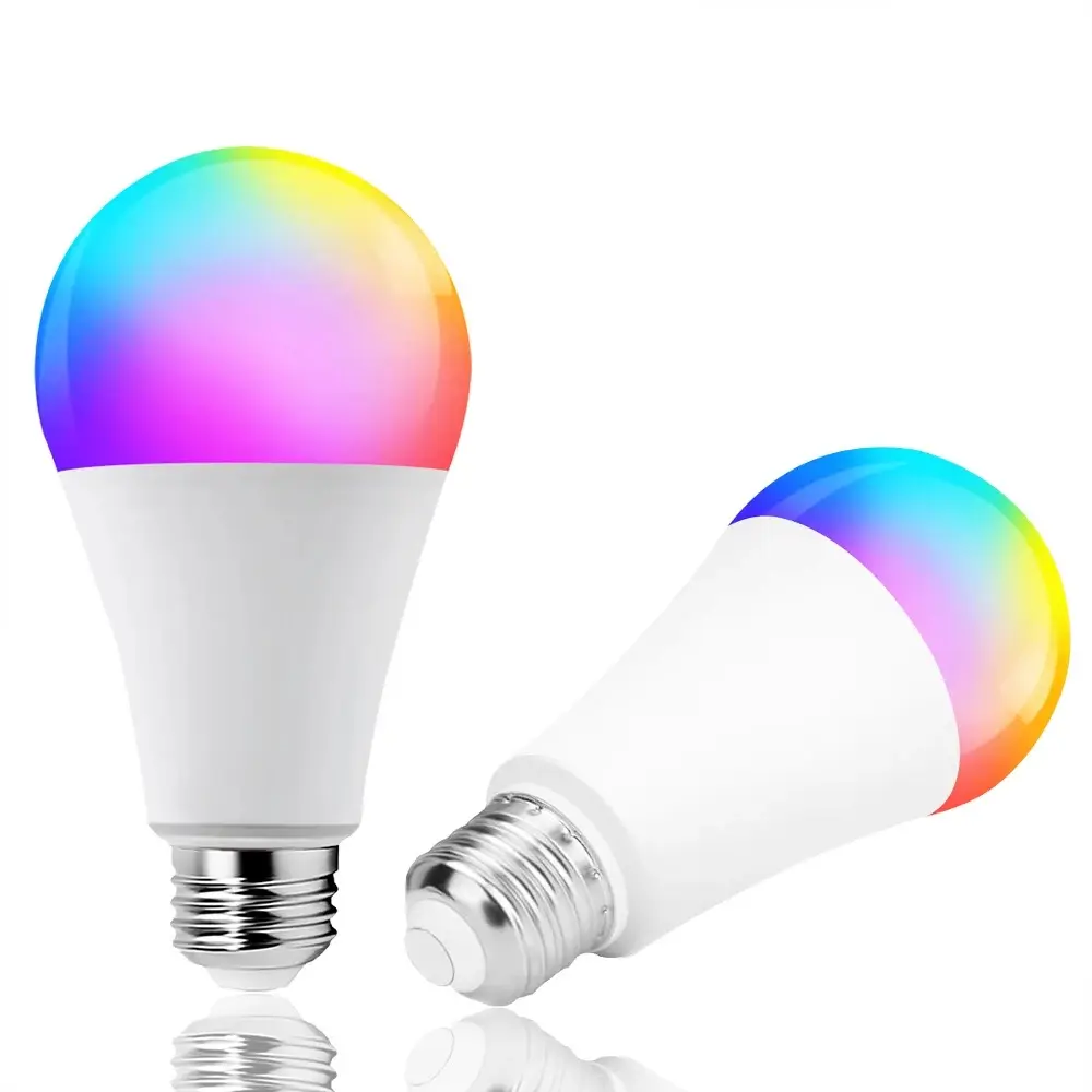 tuya app Iluminação Inteligente RGBCW multicolor BT E27 B22 Lâmpada LED Bluetooth Lâmpada Inteligente LED