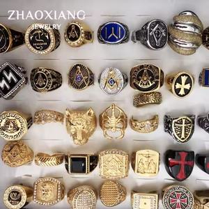 เครื่องประดับสั่งทำแบบสุ่ม แฟชั่นฮิปฮอปปี 2025 แหวนคุณภาพสูง ขายส่งเครื่องประดับจำนวนมาก ลดราคาสูง เครื่องประดับสแตนเลส - Product Image 1