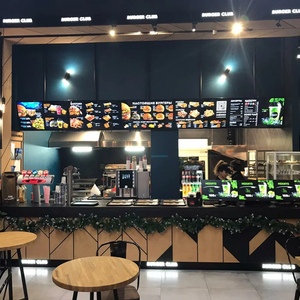 กรอบโปสเตอร์กระจกนิรภัยแบบสั่งทำพิเศษ รูปทรงสี่เหลี่ยมผืนผ้า ขนาด A3 A4 บางเฉียบ พร้อมกล่องไฟแบบ Snap สำหรับ<span class=keywords><strong>โฆษณา</strong></span>บนโต๊ะในร้าน <span class=keywords><strong>KFC</strong></span> และร้านกาแฟ - Product Image 5