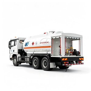 Camión Cisterna de Gas LP SHACMAN 6x4 de 20000L, Camión Cisterna de Transporte de Gas Propano Licuado con Bomba y Medidor de Flujo - Product Image 6