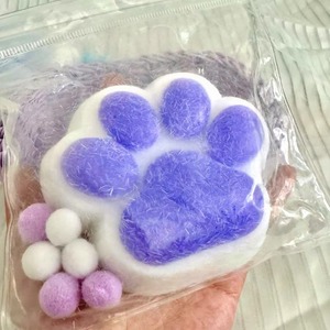 Juguetes de Slime al Estilo de las Patas de Gato, Juguetes para Apretar con Rebote Lento, Mini Juguetes Antiestrés para Niñas y Niños - Product Image 5