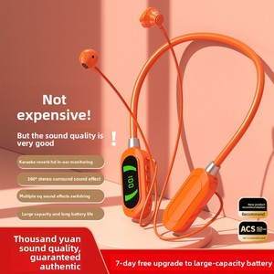 Auricolari Wireless da Collo con Display Digitale, Durata Batteria Inferiore a 3 Ore, Impermeabili, Design Esclusivo - Product Image 3