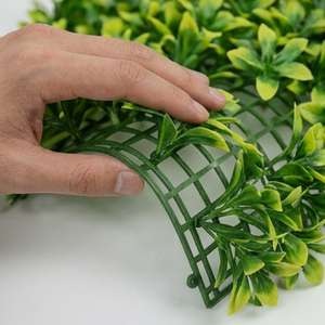 Artificial Vertical Garden Tile UV Resistant Green Leaf <b>Wall</b> <b>Panel</b> Decorative Foliage Mat for Indoor Outdoor <b>Wall</b> Decoration - Product Image 4