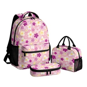 <span class=keywords><strong>Sac</strong></span> à <span class=keywords><strong>dos</strong></span> scolaire 3-en-1 avec <span class=keywords><strong>sac</strong></span> à lunch et trousse à crayons, imprimé hawaïen, design tendance, écologique, recyclable, grande capacité pour enfants - Product Image 1