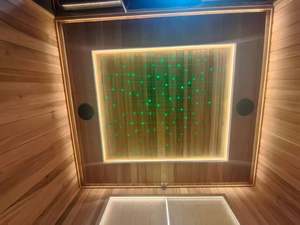 Sauna extérieur panoramique de luxe personnalisé d'usine en bois de cèdre rouge du Canada jardin salle de sauna santé Sunna - Product Image 4