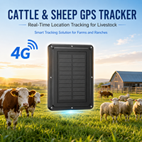 Traceurs d'animaux portables à énergie solaire, traceurs GPS intelligents pour bovins, moutons, positionnement en temps réel, Android, iOS, Windows, PC