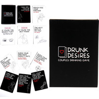 Produit SM pour adultes : Jeu de poker 'Désir Ivre', ensemble de jeux de boisson pour soirées amusantes, comprenant des cartes d'amour et des jouets sexuels