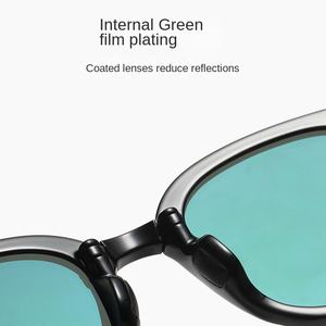 Lunettes de soleil polarisées pliables pleine monture pour influenceurs, haut de gamme, deuxième génération, originales, en nylon, anti-UV, pour femmes et hommes, vente en gros - Product Image 2