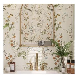 Papier peint auto-adhésif en vinyle <span class=keywords><strong>aquarelle</strong></span> moderne autocollant mural en PVC antistatique et étanche pour décoration d'hôtel à la maison - Product Image 1