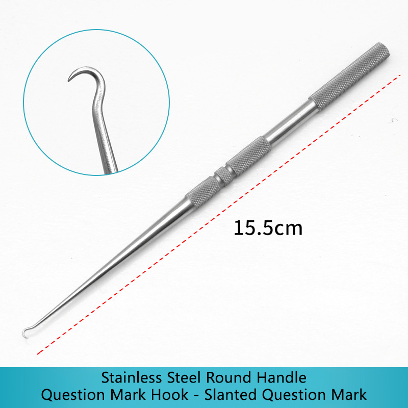 Gancho - Punta de signo de interrogación inclinada