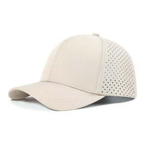 2025 New Design Men's Baseball <b>Cap</b> Quick Dry Laser Cut Mesh Snapback Outdoor Sports <b>Winter</b> - Product Image 1