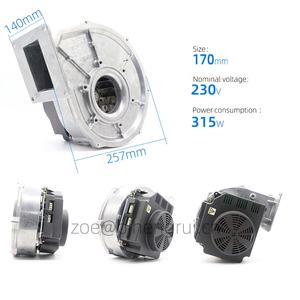 ebmpapst G1G170-AB31-03 230VAC 315W 1.05A <strong>EC</strong> Condensing Premix Boiler Heating Gas Boilers Centrifugal Cooling <strong>Fan</strong> G1G170-AB31-80 - Product Image 2