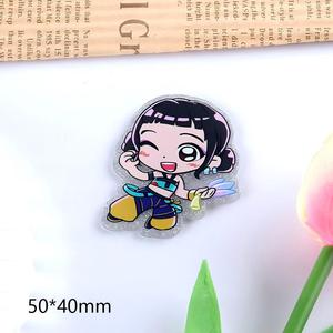 Venta al por Mayor de Acrílicos Personalizados con Purpurina de 25mm, Diseño de Kpop, Demon <span class=keywords><strong>Hunter</strong></span>, Enfermera, Médico, Dibujos Animados, <span class=keywords><strong>Anime</strong></span>, para Hacer Portacredenciales y Carretes de Cinta - Product Image 4