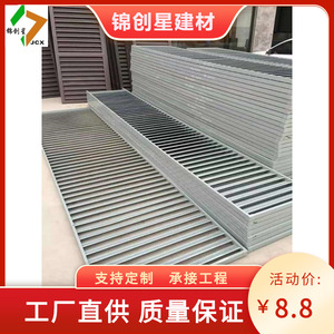 Cache de ventilation en aluminium à double couche pour unité extérieure de climatiseur, fixation par vis - Product Image 5