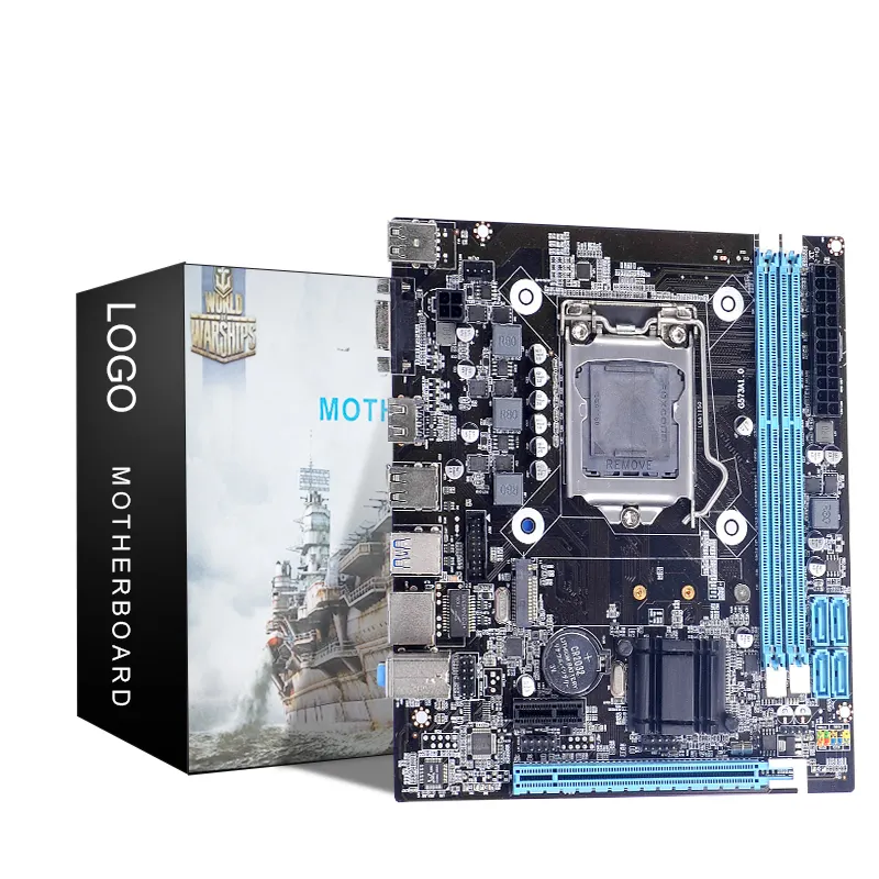 Wholesale motherboard gaming H81 LGA 1150 Sockets new motherboards CPU DDR3 RAM HDD main board for PC/graphics cards case
