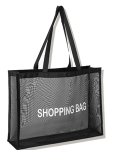 Grands sacs de plage en maille pour femmes, sacs hobo décontractés pour piscines, vacances, essentiels de plage - Product Image 2