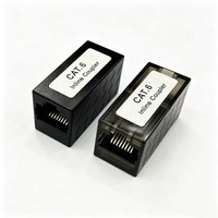E-HONG CAT6 UTP RJ45 Acoplador en Línea Hembra a Hembra, Conector Adaptador de Extensión de Cable Ethernet LAN