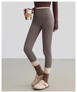 Wholesale <b>High</b> Quality Women <b>Tummy</b> <b>Control</b> <b>Leggings</b> Custom logo <b>High</b> <b>Waist</b> Yoga <b>Leggings</b> - Product Image 5