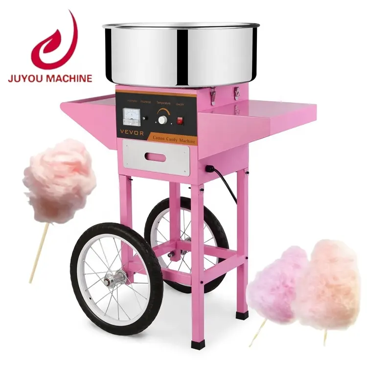 Suikerspin Machine Maker Commerciële Automatische Elektrische Suikerspin Automaat Cotton Candy Floss Machine