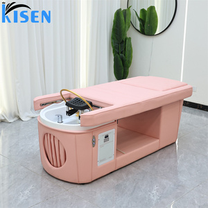 Fauteuil de massage électrique KISEN pour salon de coiffure et de beauté, avec bac à shampoing intégré - Product Image 6