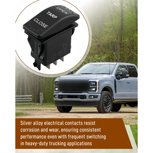 Interrupteur à bascule double momentané ON-OFF-ON 20A 12V pour bâches de camions-bennes et systèmes anti-givre, remplace 13979 - Product Image 3