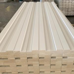 Cadre de porte à <span class=keywords><strong>feuillure</strong></span> apprêté européen 133X44 Cadre de porte décoratif en bois de pin blanc apprêté préfini - Product Image 5