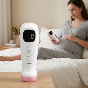 Monitor Fetal Doppler Recargable, Monitor de Latidos del Corazón del Bebé, Portátil, Digital, LCD, Escucha en Tiempo Real con Bluetooth para Uso Doméstico Durante el Embarazo - Product Image 2