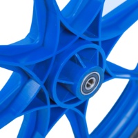 Roue de vélo de 16 pouces jante en plastique roue libre plate