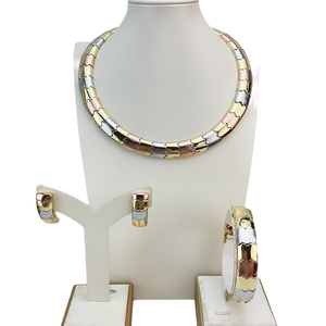 Conjuntos de Joyería Yuminglai Dubai, Joyería de Alta Calidad, Joyería Elegante y Exclusiva para Mujer, para Fiestas FHK23178 - Product Image 2