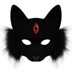 Stylish <strong>Fox</strong> <strong>Mask</strong> Accessory for Halloween Ball Party &amp; Cosplay Fun &amp; Practical Cloth <strong>Mask</strong> for Any Occasion - Product Image 4