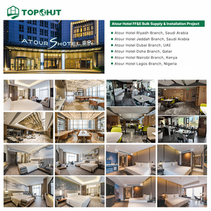 Muebles Comerciales para Proyectos de Habitaciones de Huéspedes de Estadía Prolongada y Negocios de Boutique TOPOHUT, Juego de Muebles Modulares de MDF para Suites de <span class=keywords><strong>Hotel</strong></span> FF&E - Product Image 5
