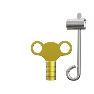 Clés de purge et de purge d'air robustes en laiton massif de type horloge 5 mm <span class=keywords><strong>pour</strong></span> <span class=keywords><strong>radiateur</strong></span> - Product Image 4