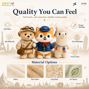 Jouets en peluche personnalisés pour festivals et souvenirs culturels, vente en gros, matériaux écologiques, faible MOQ, usine OEM avec livraison rapide - Product Image 3