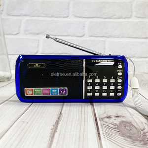 ลำโพงระบบเสียงไดอะแฟรมขนาดเล็กแบบ EL-715FM ไฟฉายแบบชาร์จไฟได้จอแสดงผล LED ดิจิตอลแบบ USB/TF เครื่องเล่น <span class=keywords><strong>MP3</strong></span>วิทยุ FM - Product Image 5