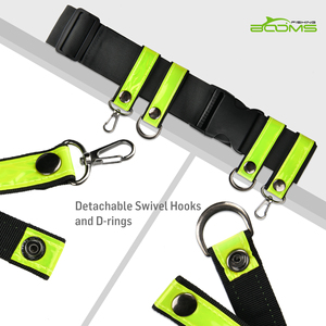 Cinturón de Vadeo Booms Fishing FB1 de Nailon para Pesca con Mosca/Surfcasting - Ajustable 2in/5cm Dispositivo de Seguridad Unisex - Product Image 3