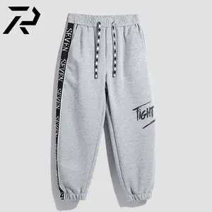 कस्टम लोगो पुरुषों घुड़दौड़ पैंट कपास रिक्त Sweatpants जिम खेल Drawstring के लिए कार्गो पैंट पुरुषों