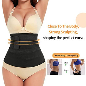 Fascia avvolgente per la vita modellante per il corpo da donna mi strappa la fasciatura dimagrante avvolgente la pancia <span class=keywords><strong>3M</strong></span> 4M 5M 6M cintura addominale - Product Image 1