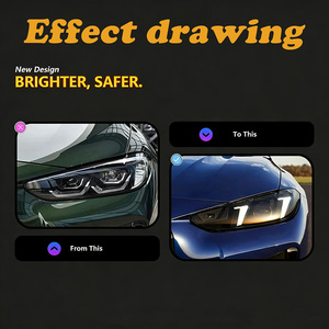 Kit de phares LED auto 12V de haute qualité, neuf, 55W, 6000 lumens, température de couleur 6000K pour les séries 4 G22 G82 - Product Image 3