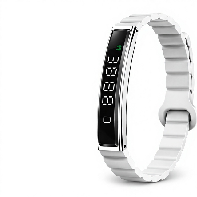 New B3 Smart Bracelet Titanium Alloy Silicone Gel Band Phone Reminder Pedometer Heart Rate Health Sleep Monitoring Mens