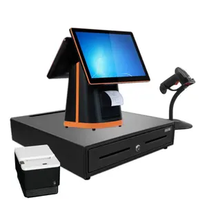 Kassa Machine Touch Pos Systemen Logiciel De Gestion Commercial Met Ingebouwde Thermische Printer Voor Warenhuis Hotel